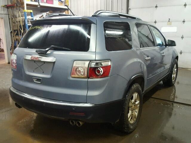 1GKER23758J233382 - 2008 GMC ACADIA SLT ლურჯი ფოტო 4