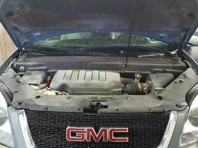 1GKER23758J233382 - 2008 GMC ACADIA SLT ლურჯი ფოტო 7
