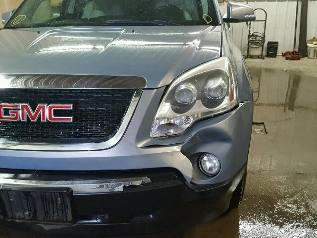 1GKER23758J233382 - 2008 GMC ACADIA SLT ლურჯი ფოტო 9