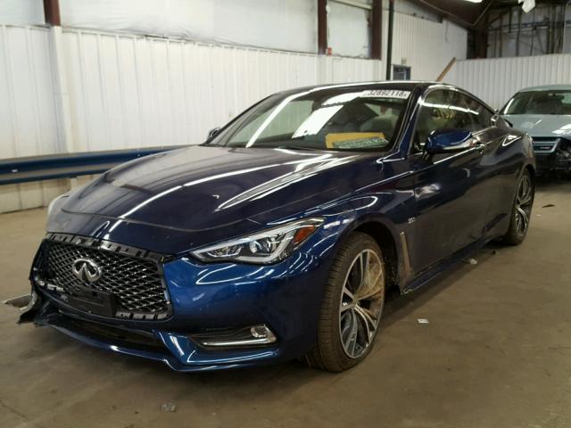 JN1EV7EL2HM554246 - 2017 INFINITI Q60 PREMIU BLUE photo 2