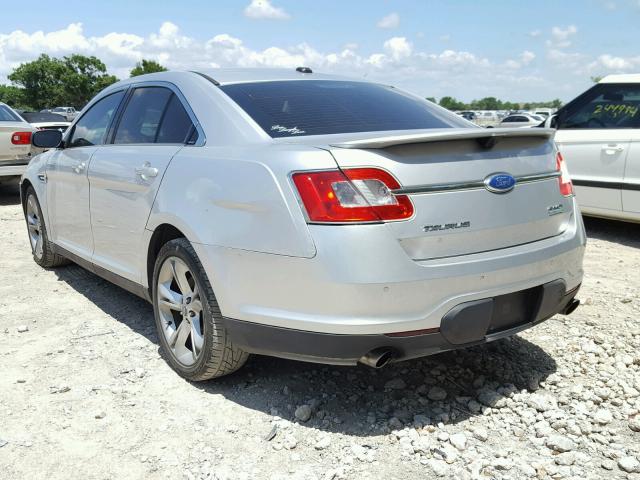 1FAHP2KT2BG159216 - 2011 FORD TAURUS SHO WHITE photo 3