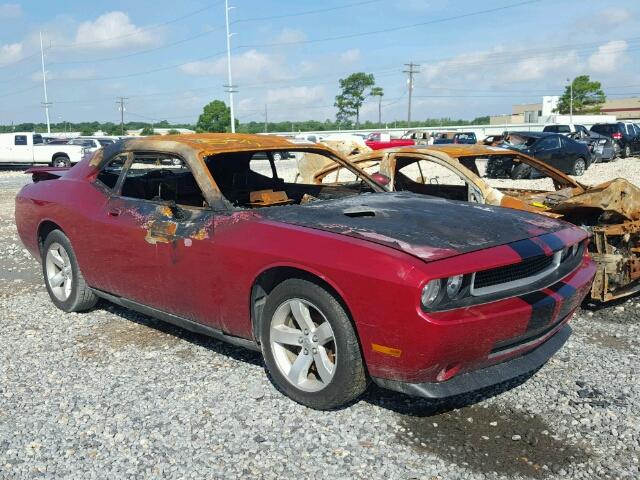 2B3LJ54T59H520734 - 2009 DODGE CHALLENGER RED photo 1