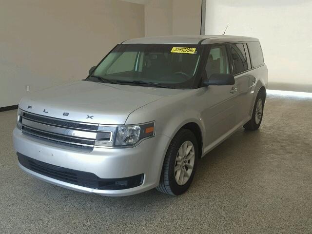 2FMGK5B86DBD01185 - 2013 FORD FLEX SE SILVER photo 2