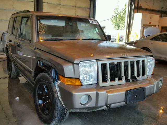 1J8HG48N16C179073 - 2006 JEEP COMMANDER TAN photo 1