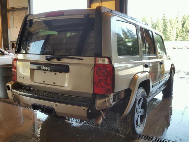 1J8HG48N16C179073 - 2006 JEEP COMMANDER TAN photo 4