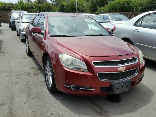 1G1ZK57798F185863 - 2008 CHEVROLET MALIBU LTZ RED photo 1