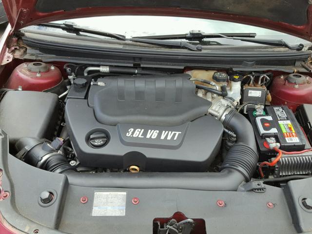 1G1ZK57798F185863 - 2008 CHEVROLET MALIBU LTZ RED photo 7