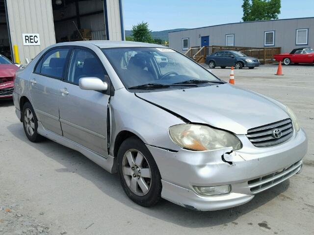 2T1BR32EX3C022459 - 2003 TOYOTA COROLLA CE SILVER photo 1