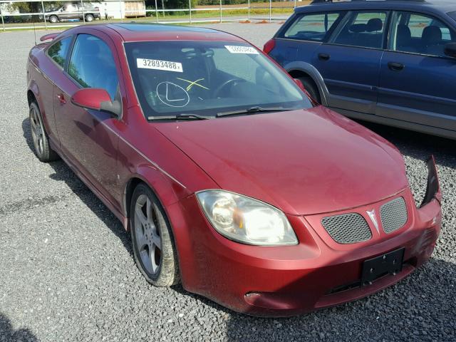 1G2AN15B377197659 - 2007 PONTIAC G5 GT RED photo 1