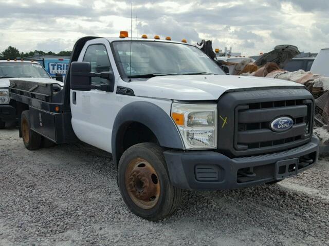 1FDUF4GY8BEA32585 - 2011 FORD F450 SUPER WHITE photo 1