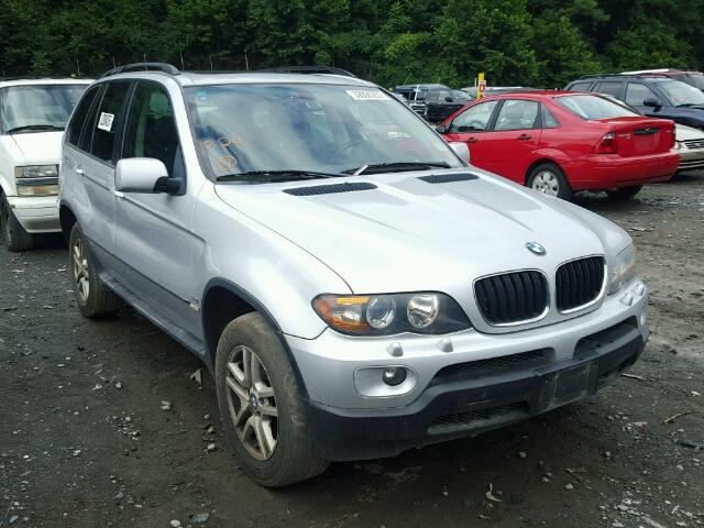 5UXFA13555LY18882 - 2005 BMW X5 3.0I SILVER photo 1