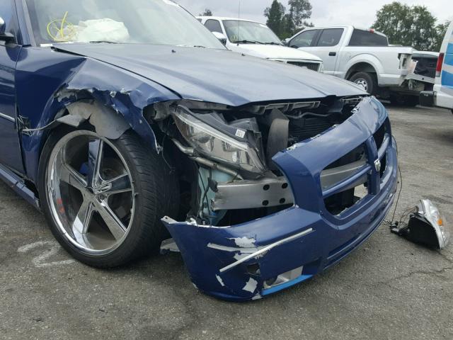 2D4FV47T36H416215 - 2006 DODGE MAGNUM SE BLUE photo 9