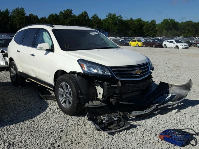 1GNKRHKD6FJ212568 - 2015 CHEVROLET TRAVERSE 2 WHITE photo 1