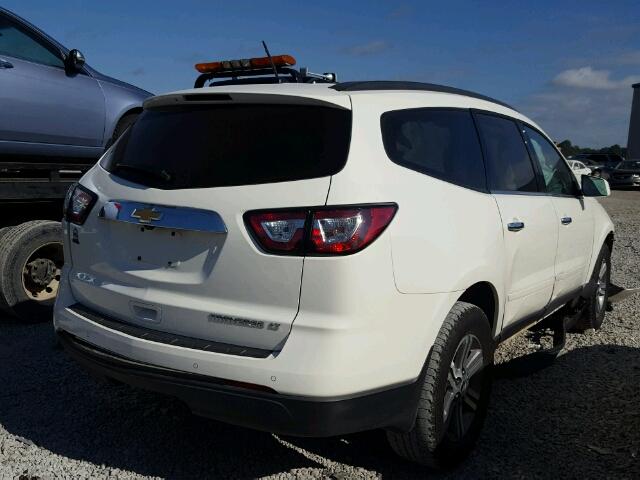 1GNKRHKD6FJ212568 - 2015 CHEVROLET TRAVERSE 2 WHITE photo 4