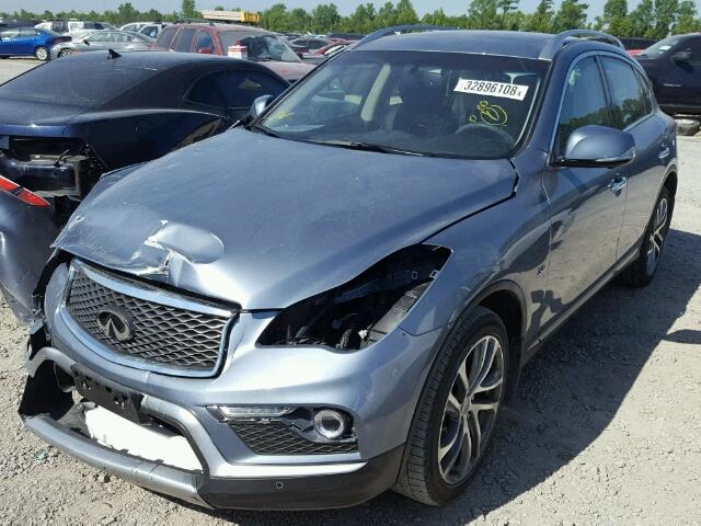 JN1BJ0RP0GM234134 - 2016 INFINITI QX50 BLUE photo 2