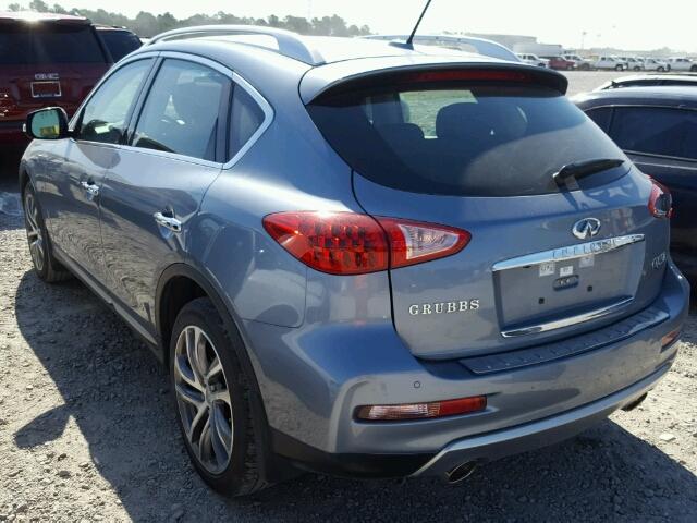 JN1BJ0RP0GM234134 - 2016 INFINITI QX50 BLUE photo 3