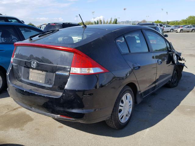 JHMZE2H51BS005315 - 2011 HONDA INSIGHT LX BLACK photo 4