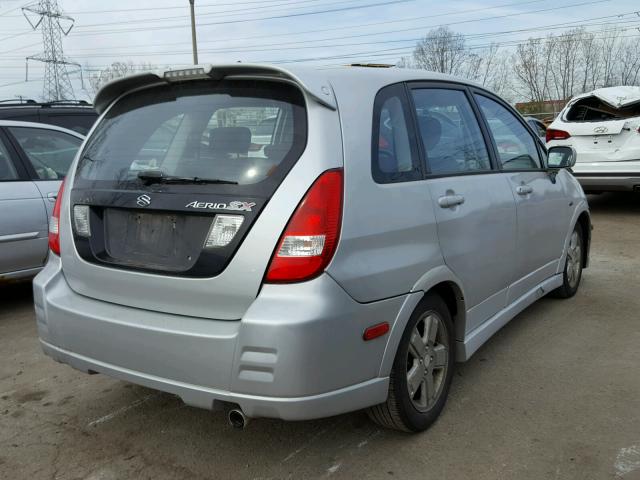 JS2RC41H535211363 - 2003 SUZUKI AERIO SX SILVER photo 4