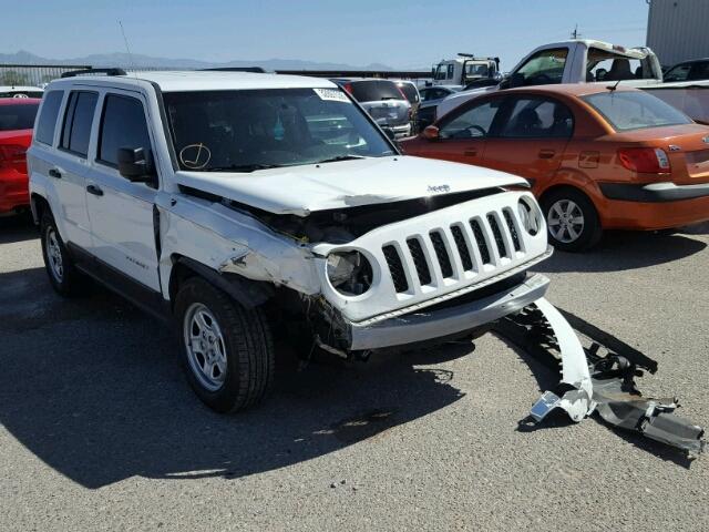 1C4NJPBB1ED814202 - 2014 JEEP PATRIOT SP WHITE photo 1