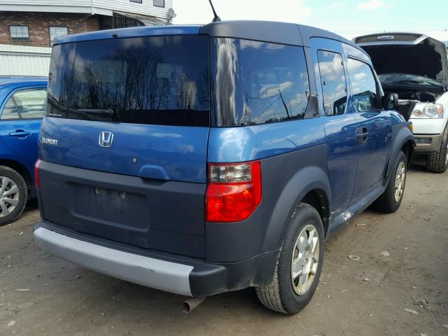 5J6YH28388L017025 - 2008 HONDA ELEMENT LX BLUE photo 4