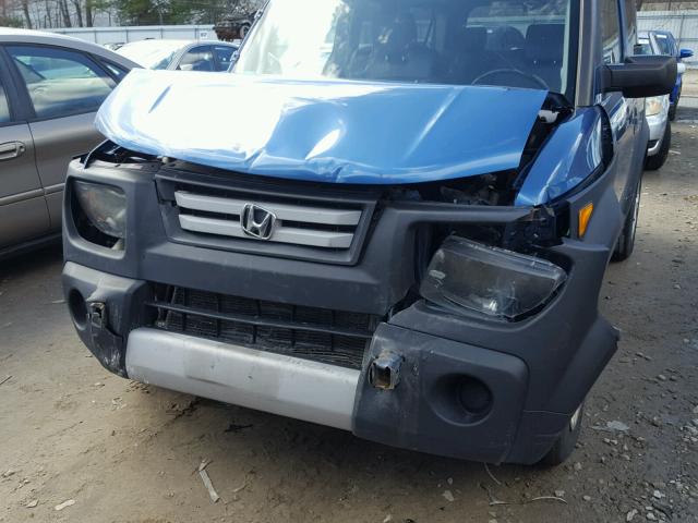 5J6YH28388L017025 - 2008 HONDA ELEMENT LX BLUE photo 9