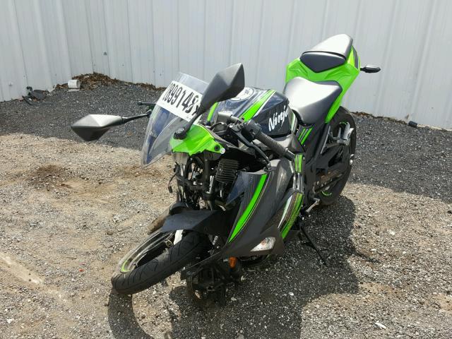 JKAEX8B11HDA41146 - 2017 KAWASAKI EX300 B GREEN photo 2