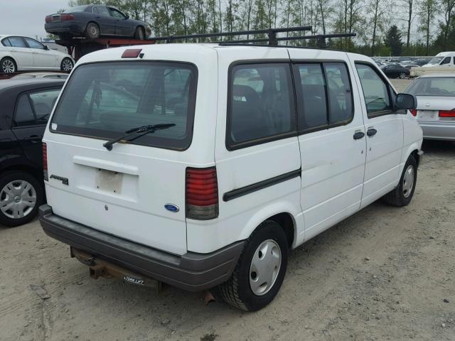 1FMCA11U5VZB50346 - 1997 FORD AEROSTAR WHITE photo 4