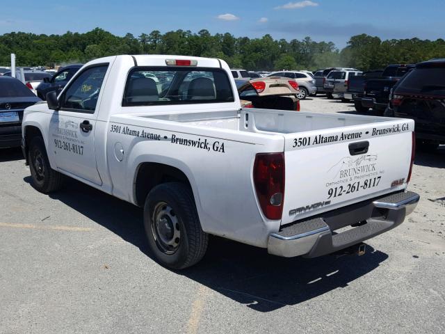 1GTCS149778120458 - 2007 GMC CANYON WHITE photo 3