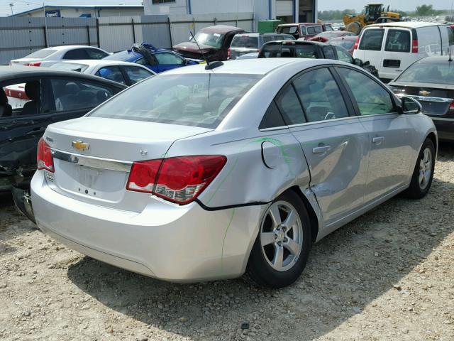 1G1PC5SB6F7245542 - 2015 CHEVROLET CRUZE LT SILVER photo 4