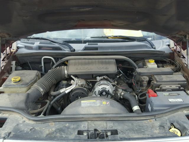 1J8HH48KX7C511984 - 2007 JEEP COMMANDER BURGUNDY photo 7