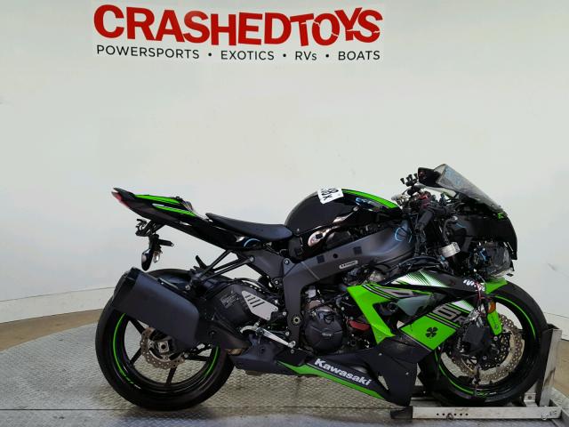JKBZXJF13HA012034 - 2017 KAWASAKI ZX636 F, Зелений - історія цін