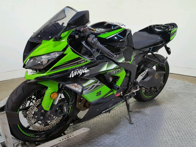 JKBZXJF13HA012034 - 2017 KAWASAKI ZX636 F, Зелений - історія цін
