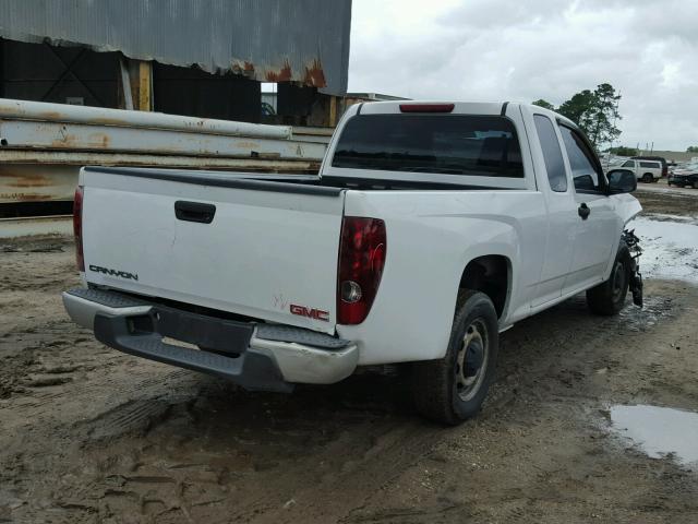 1GTCS196X58201773 - 2005 GMC CANYON WHITE photo 4