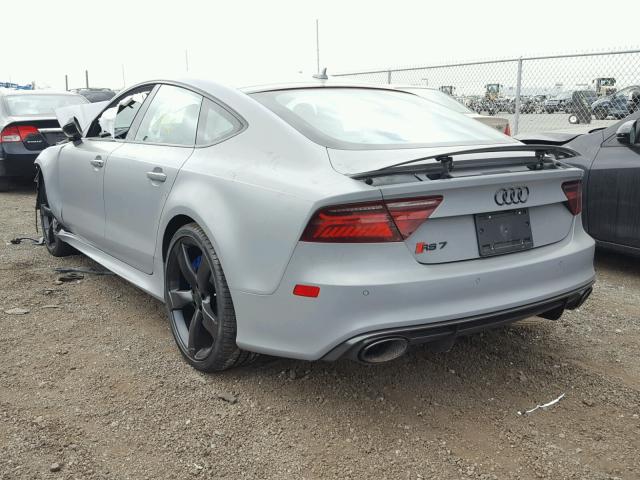 WUAWRAFC8GN903326 - 2016 AUDI RS7 PERFOR GRAY photo 3