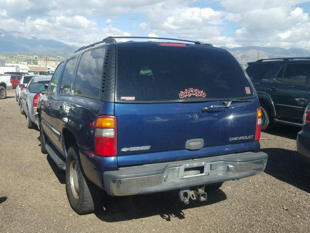 1GNEK13TXYJ205723 - 2000 CHEVROLET TAHOE K150 BLUE photo 3