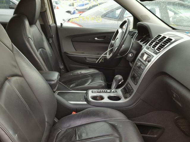 1GKEV23D59J206749 - 2009 GMC ACADIA SLT თეთრი ფოტო 5