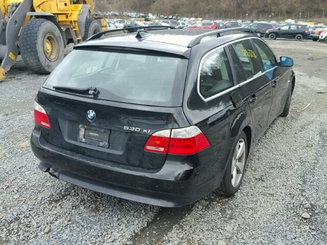 WBANN73506CN01322 - 2006 BMW 530 XIT BLACK photo 4