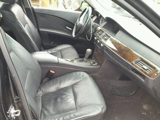 WBANN73506CN01322 - 2006 BMW 530 XIT BLACK photo 5