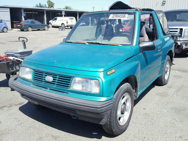 2CNBE1866R6929974 - 1994 GEO TRACKER GREEN photo 2