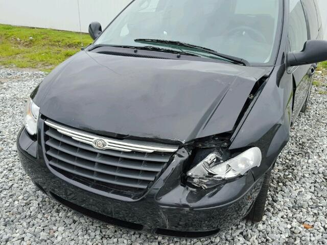 2A4GP54L47R168021 - 2007 CHRYSLER TOWN & COU BLACK photo 9