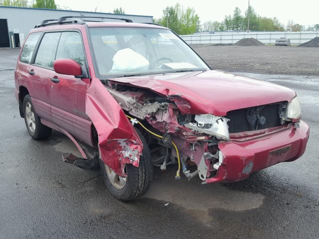 JF1SF65652H749622 - 2002 SUBARU FORESTER S RED photo 1