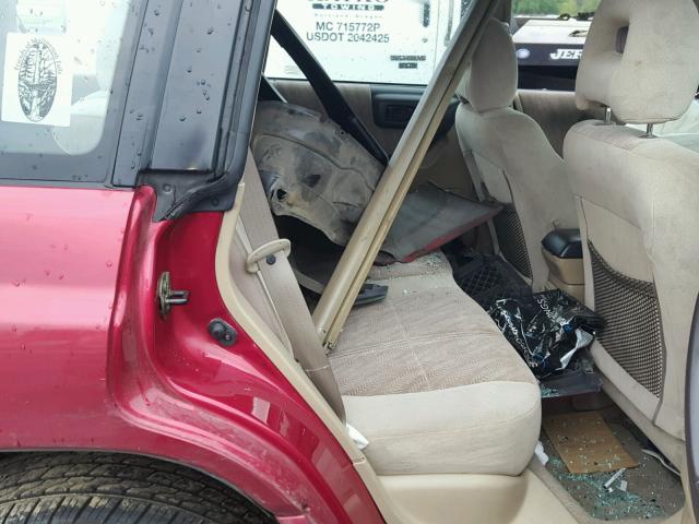JF1SF65652H749622 - 2002 SUBARU FORESTER S 红色 照片 6