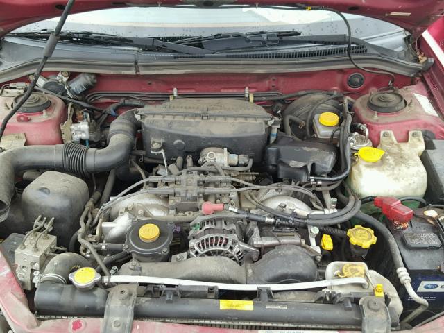 JF1SF65652H749622 - 2002 SUBARU FORESTER S 红色 照片 7