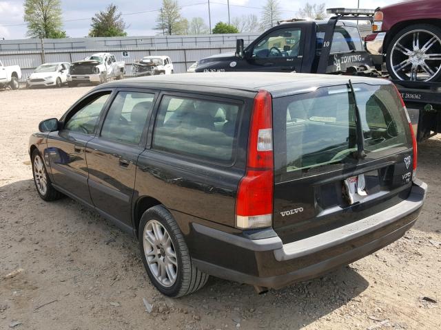 YV1SW53D912038989 - 2001 VOLVO V70 T5 TUR BLACK photo 3