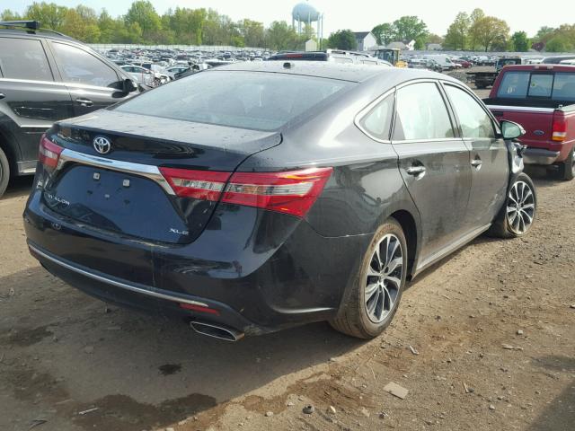 4T1BK1EBXJU266151 - 2018 TOYOTA AVALON XLE BLACK photo 4