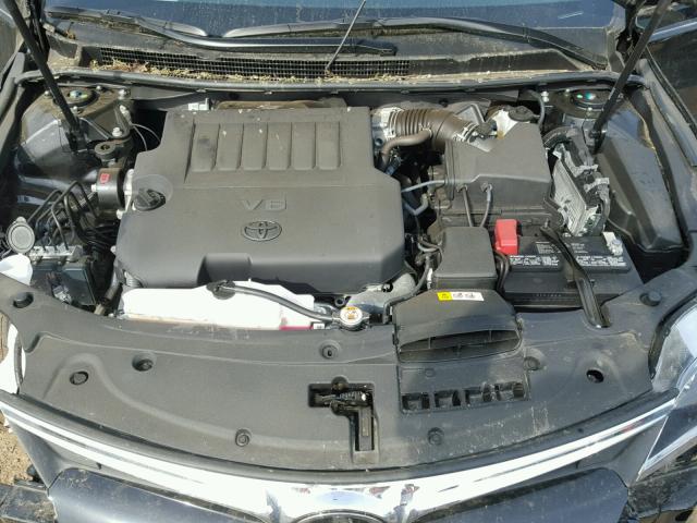 4T1BK1EBXJU266151 - 2018 TOYOTA AVALON XLE BLACK photo 7