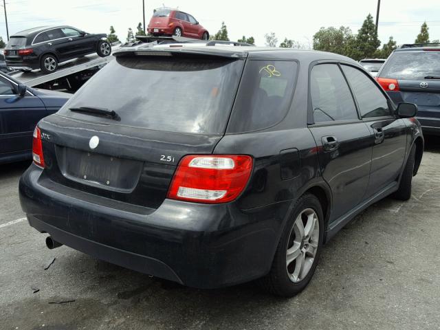 JF4GG61665H055974 - 2005 SAAB 9-2 LINEAR BLACK photo 4