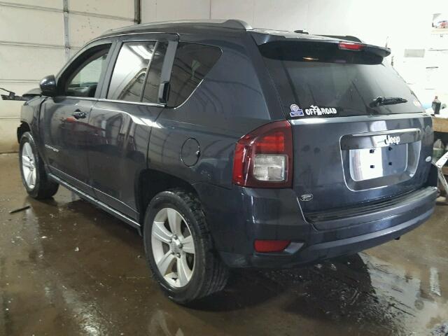 1C4NJCEB1ED764230 - 2014 JEEP COMPASS LA CHARCOAL photo 3