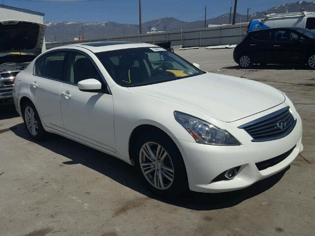 JN1DV6AR4CM730528 - 2012 INFINITI G25 WHITE photo 1