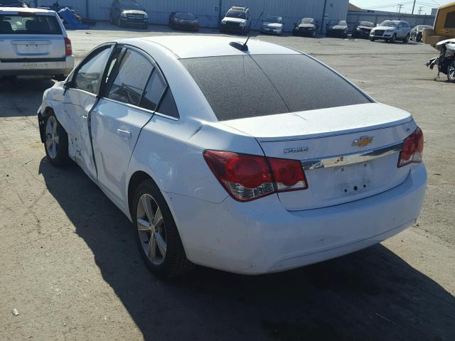 1G1PE5SB1F7162689 - 2015 CHEVROLET CRUZE LT WHITE photo 3